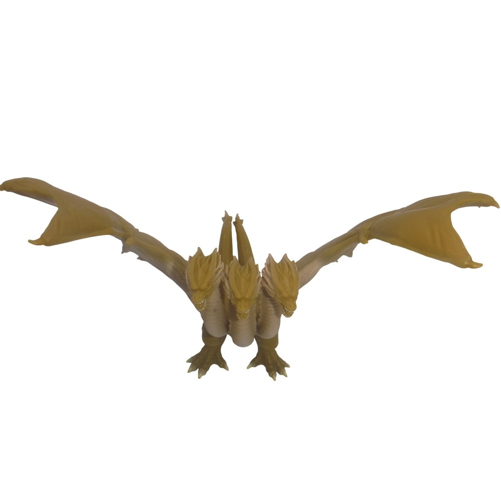 Bandai Movie Monster Series Kingโ Ghidorah 2019 Godzilla Vinyl Figure Gold Kaiju